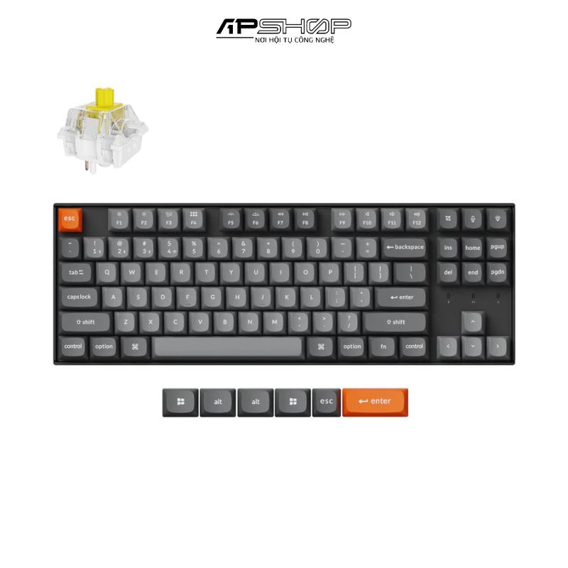 Bàn phím Keychron K8M A Black