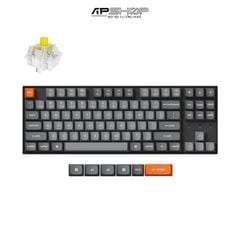 Bàn phím Keychron K8M A Black | Led đơn