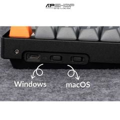 Bàn phím Keychron K8M A Black | Led đơn