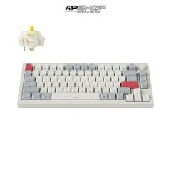 Bàn phím Keychron Q1M P1S Shell White RGB Knob Hotswap
