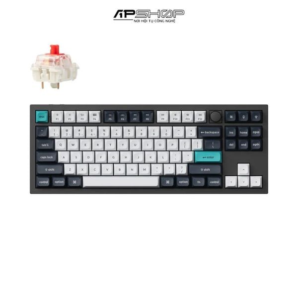 Bàn phím Keychron Q3M M Carbon Black RGB Knob Hotswap