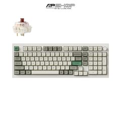 Bàn phím Keychron Q5M P Shell White RGB Knob Hotswap