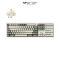 Bàn phím Keychron Q6M P Shell White RGB Knob Hotswap