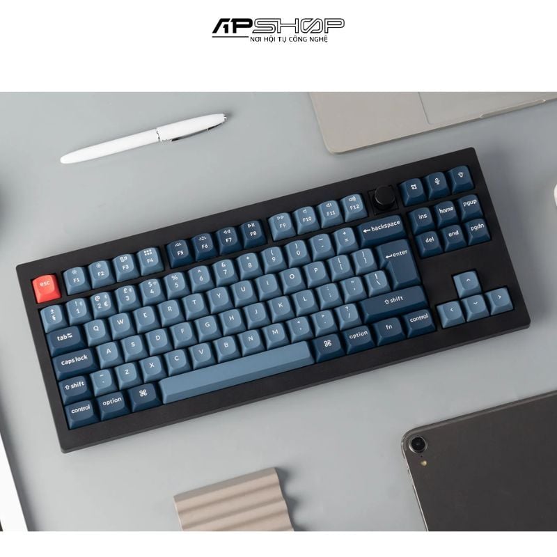 Bàn phím Keychron V3M D Carbon Black RGB Knob Hotswap