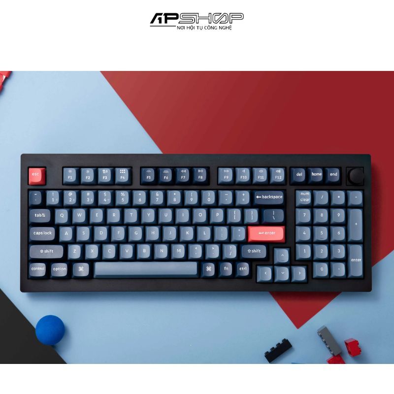 Bàn phím Keychron V5M D Carbon Black RGB Knob Hotswap