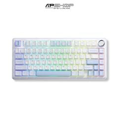 Bàn phím không dây AULA F75 Xanh nhạt - Trắng - Xanh đậm