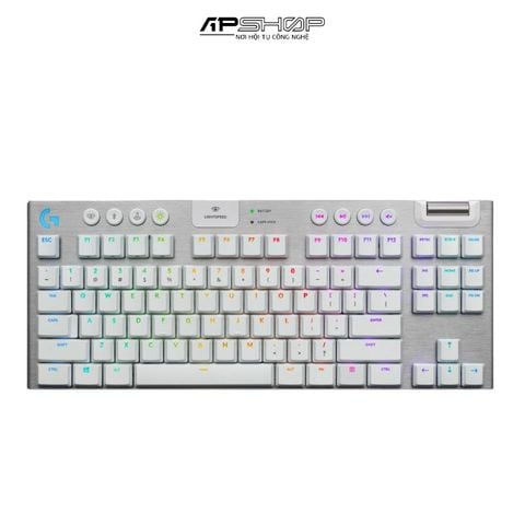 Bàn Phím Logitech G915 X Lightspeed TKL Low Profile Wireless | White