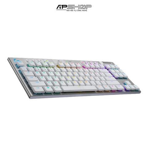 Bàn Phím Logitech G915 X Lightspeed TKL Low Profile Wireless | White