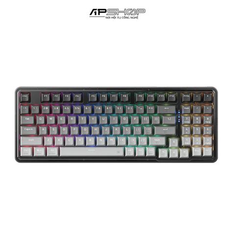Bàn phím Machenike K500F-B94W RGB | 3 Mode | Hotswap 3-5 Pin | Black