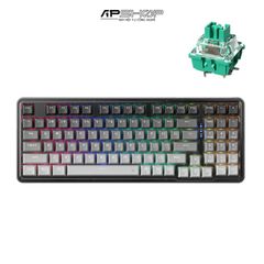 Bàn phím Machenike K500F-B94W RGB | 3 Mode | Hotswap 3-5 Pin | Black
