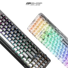 Bàn phím Machenike K500F-B94W RGB | 3 Mode | Hotswap 3-5 Pin | Black