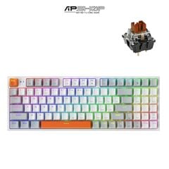 Bàn phím Machenike K500W-B94 RGB | 3 Mode | Hotswap 3 Pin