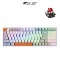 Bàn phím Machenike K500W-B94 RGB | 3 Mode | Hotswap 3 Pin