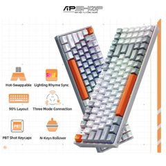 Bàn phím Machenike K500W-B94 RGB | 3 Mode | Hotswap 3 Pin