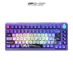 Bàn phím Machenike K600T-B8 Grey Blue RGB | 3 Mode | Hotswap 3-5 Pin