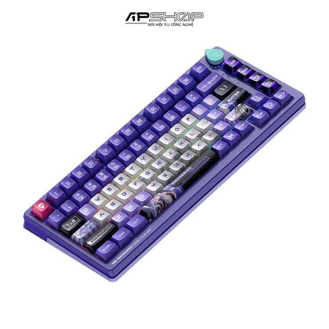 Bàn phím Machenike K600T-B8 Grey Blue RGB | 3 Mode | Hotswap 3-5 Pin