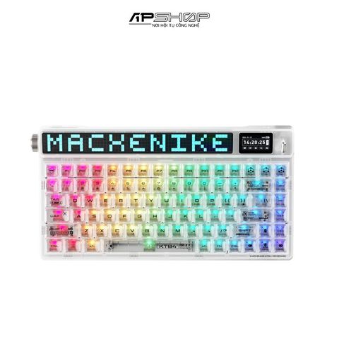 Bàn phím Machenike KT84 Retro White | 3 Mod | Hotswap