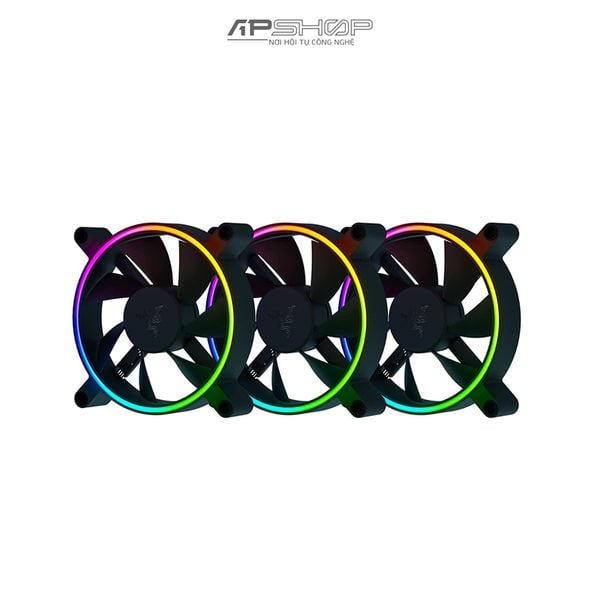 Razer KUNAI CHROMA 120mmファン 3個入り Razer Kunai Chroma - RGB 120MM LED PWM 1FAN/3FAN｜Razer