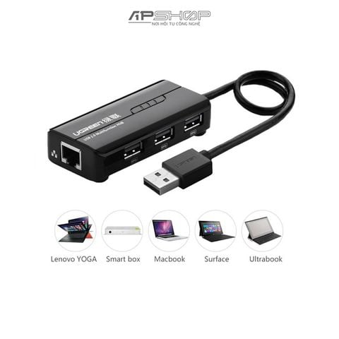 Bộ Chuyển Đổi UGREEN USB 2.0 10/100Mbps Network Adapter 20264