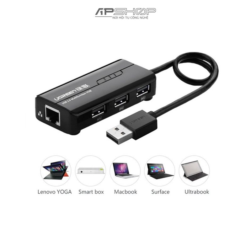 Bộ Chuyển Đổi UGREEN USB 2.0 10/100Mbps Network Adapter 20264