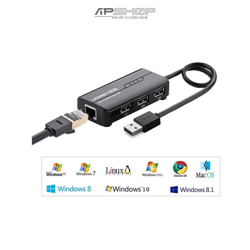 Bộ Chuyển Đổi UGREEN USB 2.0 10/100Mbps Network Adapter 20264