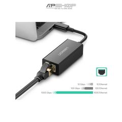 Bộ Chuyển Đổi UGREEN USB C to 10/100/1000Mbps Ethernet Adapter 50307