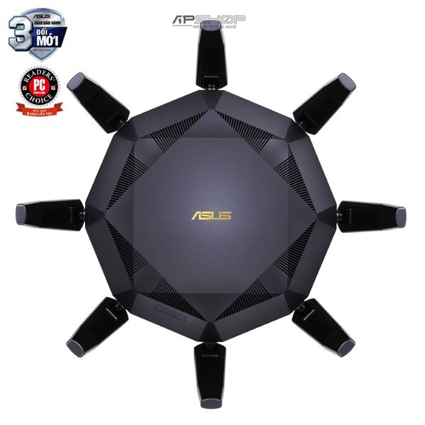 Bộ Phát Wifi Asus AX6000 Wifi 6 AiMesh 360 Wifi Mesh 2 Băng Tần - Hàng chính hãng