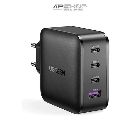 Bộ Sạc Nhanh UGREEN 65W Wall Charger (3C1A) EU 70774