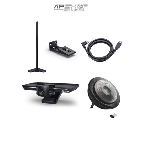Bộ thiết bị họp trực tuyến Jabra JABRA  MEETING IN BOX (P30,S710UC, EUHub, WM, TS, CABLE 1.8M)