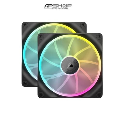 Bộ 2 Quạt Corsair Icue LINK LX140 RGB Black