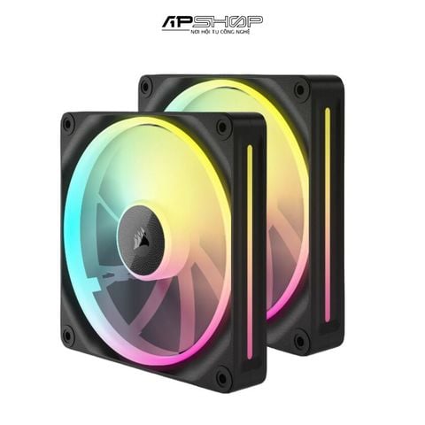Bộ 2 Quạt Corsair Icue LINK LX140 RGB Black