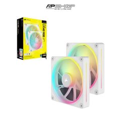 Bộ 2 Quạt Corsair iCUE LINK LX140 RGB White