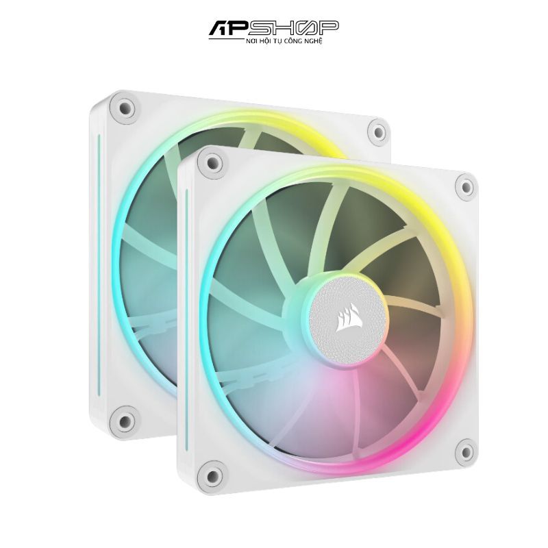 Bộ 2 Quạt Corsair iCUE LINK LX140 RGB White