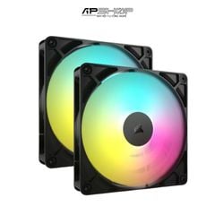 Bộ 2 Quạt Corsair RS140 ARGB Black