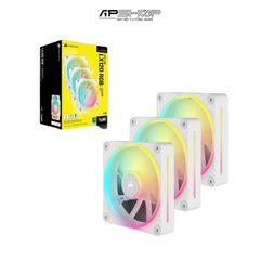 Bộ 3 Quạt Corsair iCUE LINK LX120 RGB White