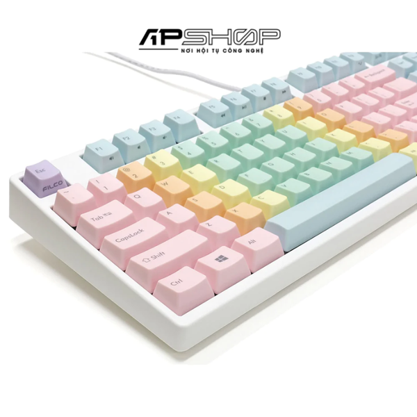 Bộ keycap Filco Macaron 104 phím - Chữ mặt trên