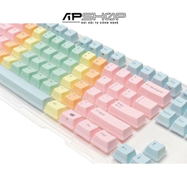 Bộ keycap Filco Macaron 104 phím - Chữ mặt trên