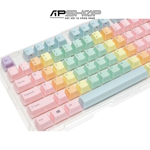 Bộ keycap Filco Macaron 104 phím - Chữ mặt trên