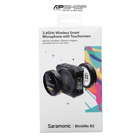 Bộ micro không dây có màn hình hiển thị Saramonic BlinkMe