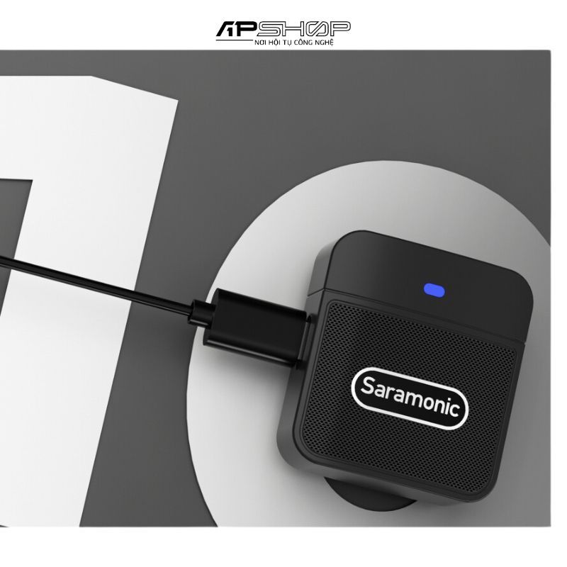 Bộ micro không dây Saramonic Blink100 B1 | Cổng 3.5mm