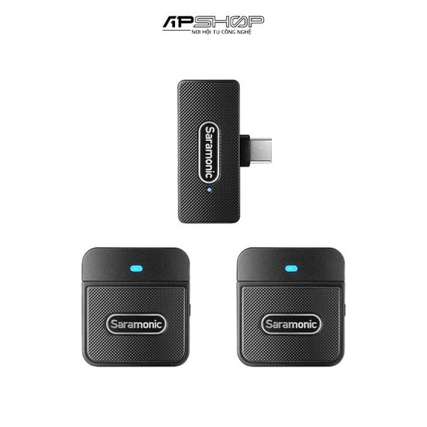 Bộ micro không dây Saramonic Blink100 B6 | Cổng USB C