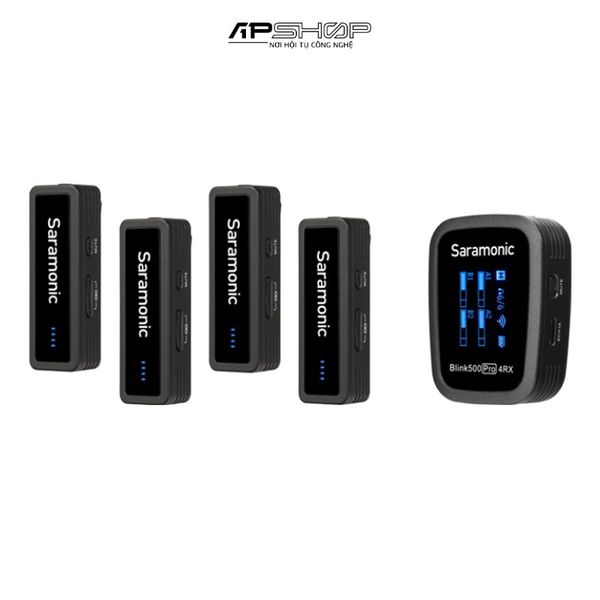 Bộ micro không dây Saramonic Blink500 Pro B8 | Cổng 3.5mm