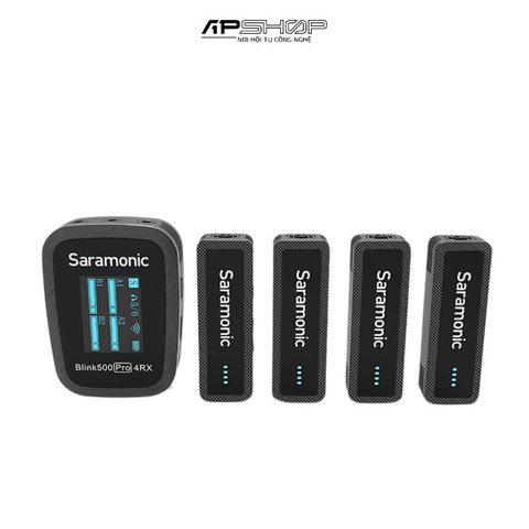 Bộ micro không dây Saramonic Blink500 Pro B8 | Cổng 3.5mm