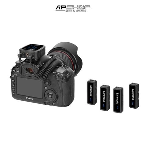 Bộ micro không dây Saramonic Blink500 Pro B8 | Cổng 3.5mm
