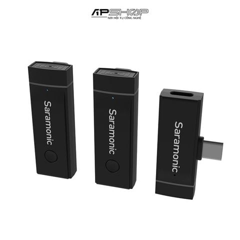 Bộ micro không dây Saramonic Blink Go-U2 | Cổng USB C