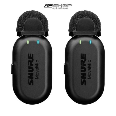 Bộ micro không dây Shure Move Mic | Rx, 2Tx, Charging case