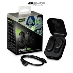 Bộ micro không dây Shure Move Mic | Rx, 2Tx, Charging case
