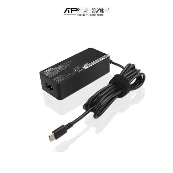 Bộ nguồn Laptop LENOVO 65W AC Power Adapter Charger | USB C | Dùng cho các hãng Laptop Dell/ Asus/ Acer/ HP/ MSI