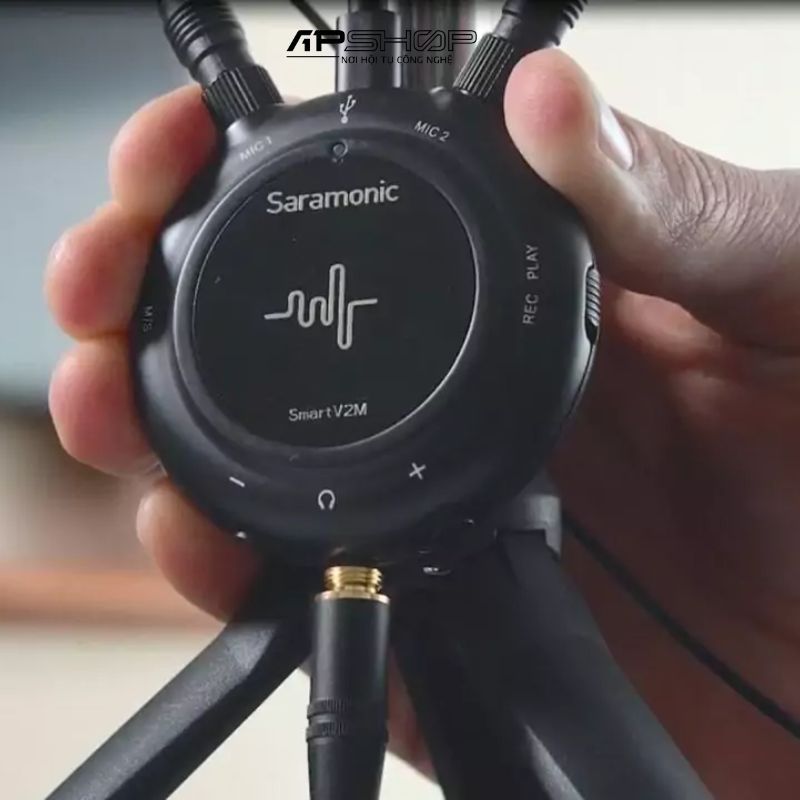 Bộ thiết bị thu âm Saramonic cho điện thoại và PC Smart V2M