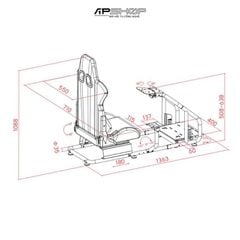 Buồng Lái Giá Lập Thermaltake GR300 Black